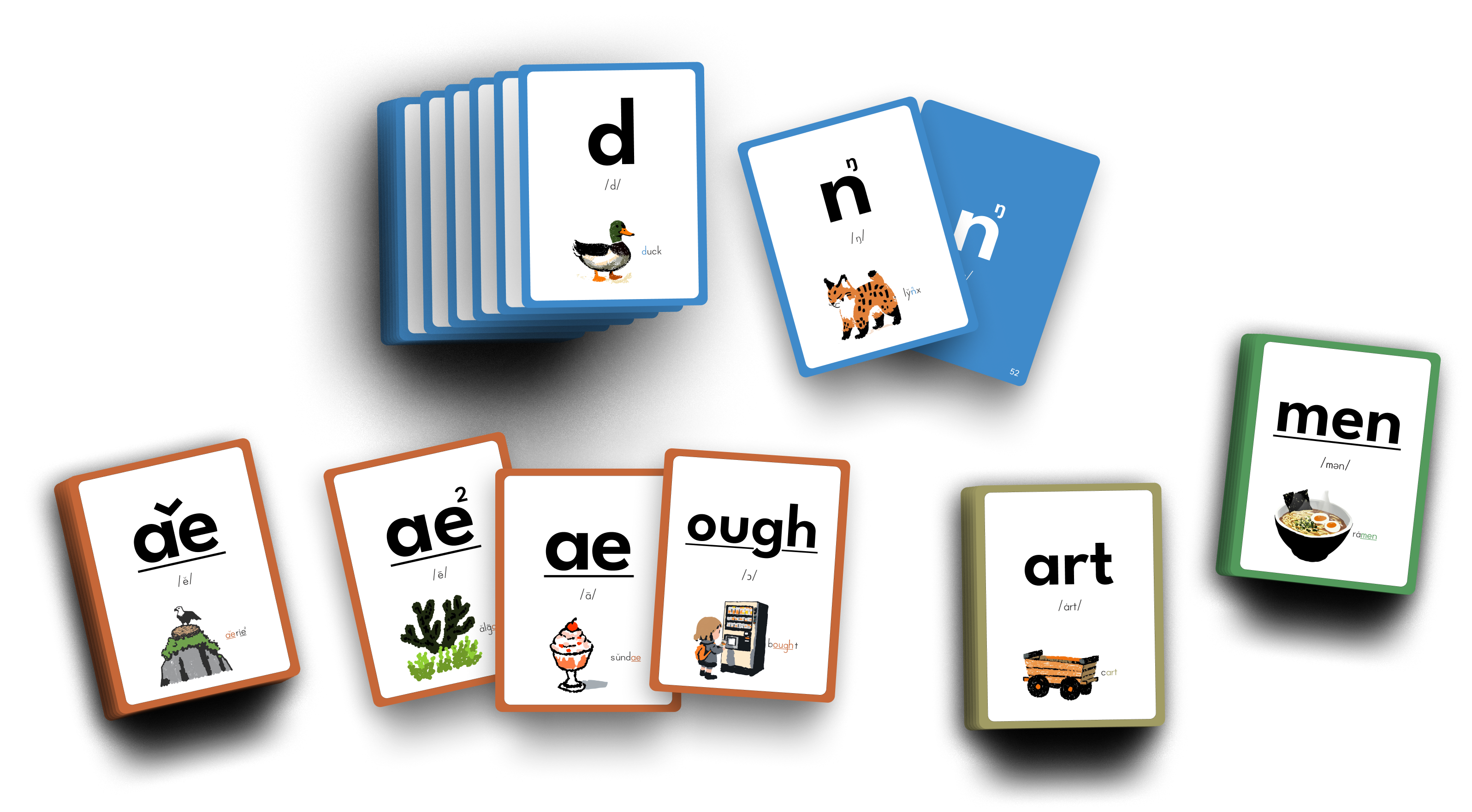 Octocards illustrated sound cards